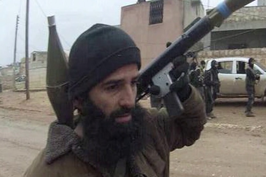 Mohammad Ali Baryalei carrying RPG