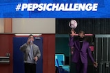 A screenshot of a TikTok social media video advertising Pepsi.