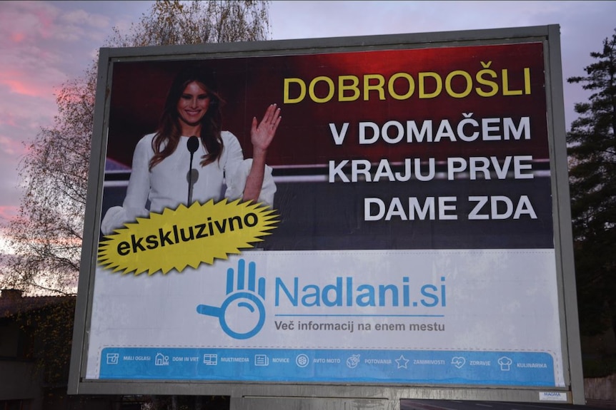 Melania billboard