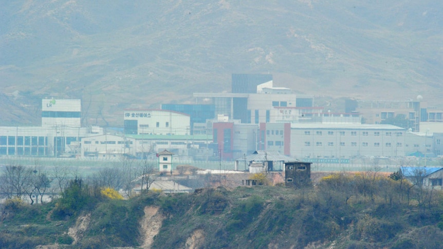 The South Korean-funded industrial complex in Kaesong