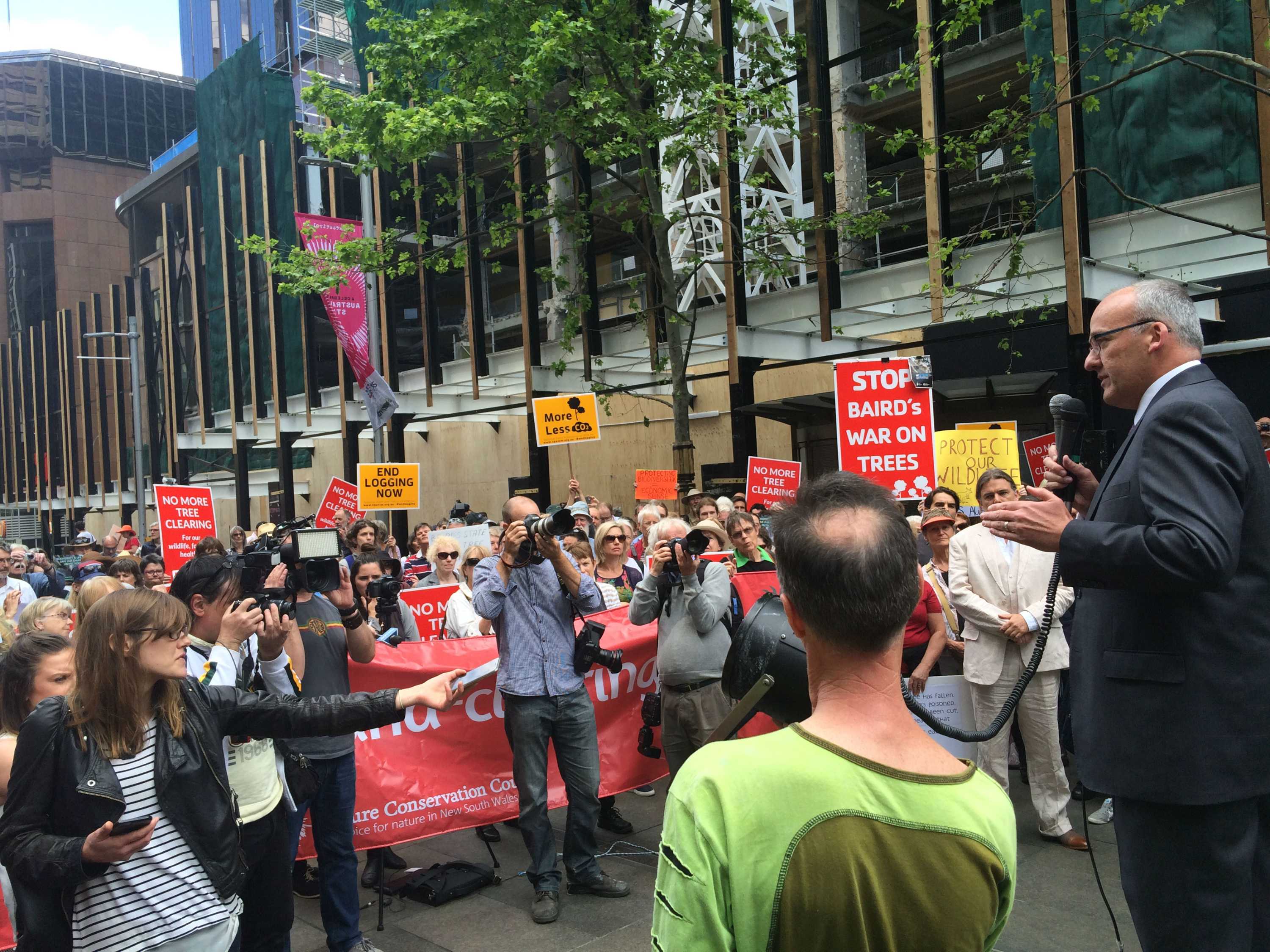 Hundreds protest against proposed changes to NSW land-clearing laws ...