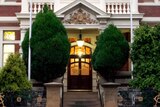 Door at Athenaeum Club Hobart.