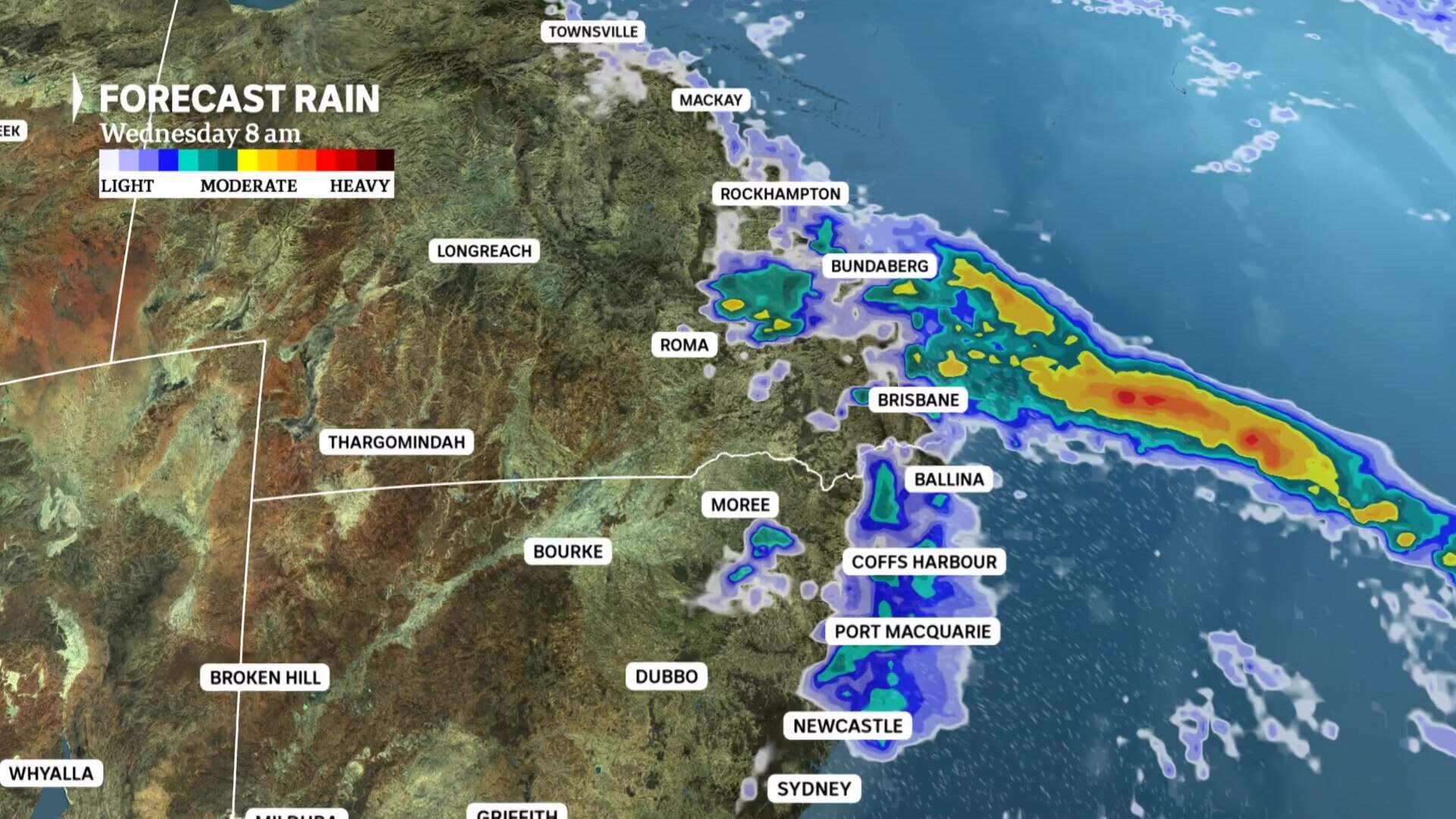 Showers and thunderstorms forecast for eastern Australia - ABC News