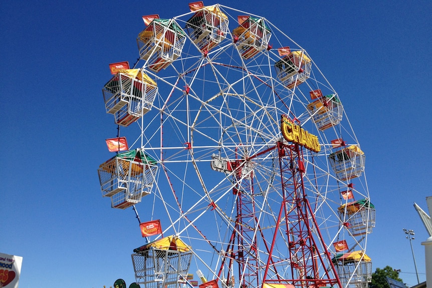 Ferris wheel popular at the Mildura Show