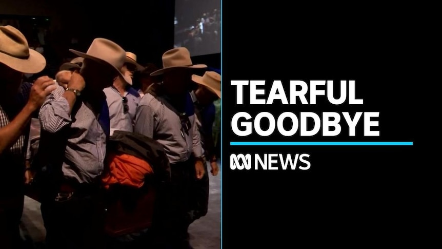 Tearful scenes as crocodile wrangler farewelled in Darwin - ABC News