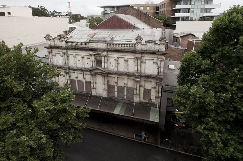 Newcastle's historic Victoria Theatre in Perkins Street.