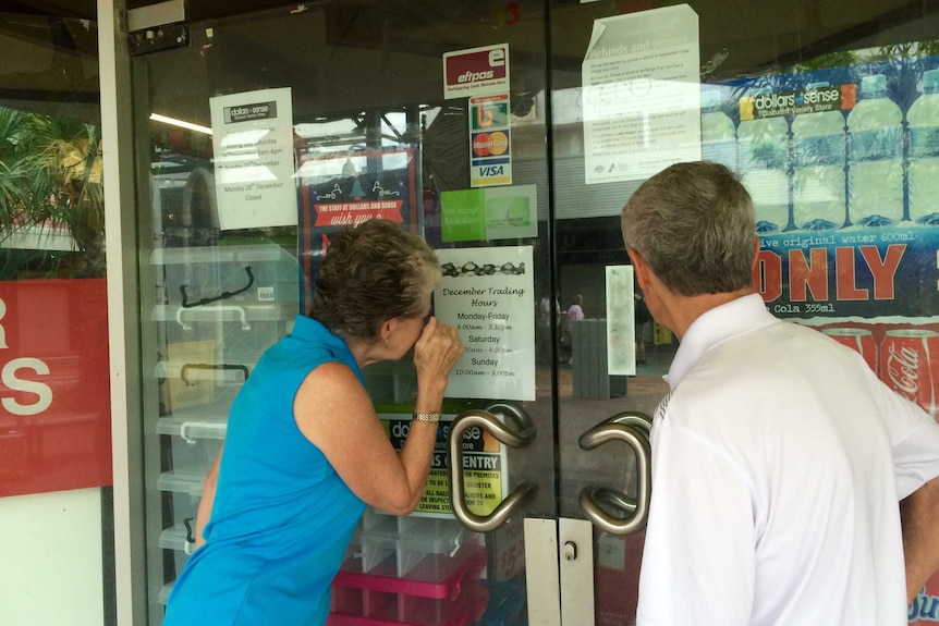 Tourists struggle to find open shops in Darwin