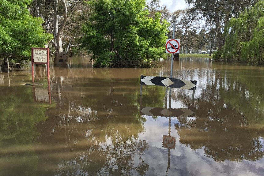 Flooding at Casterton park