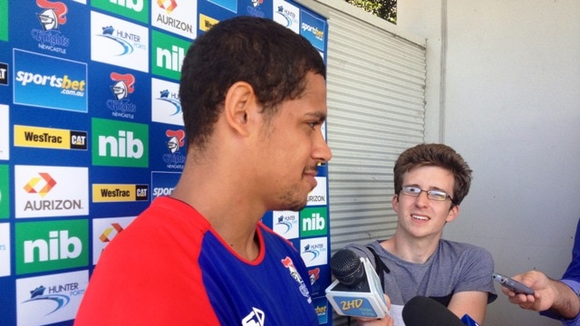 Dane Gagai says the continued support from Newcastle fans has been a real boost