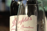 A bottle of Penfolds Grange wine