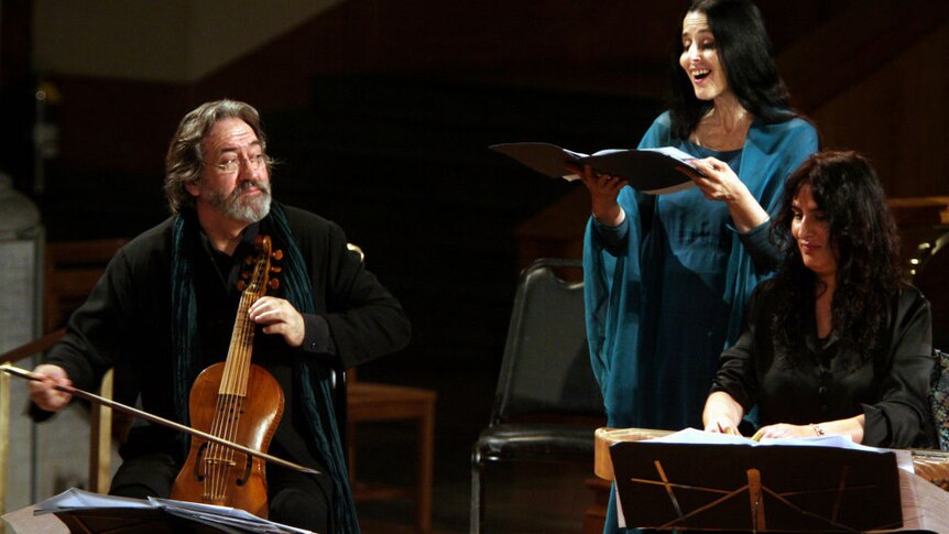Soprano Montserrat Figueras performs with Jordi Savall