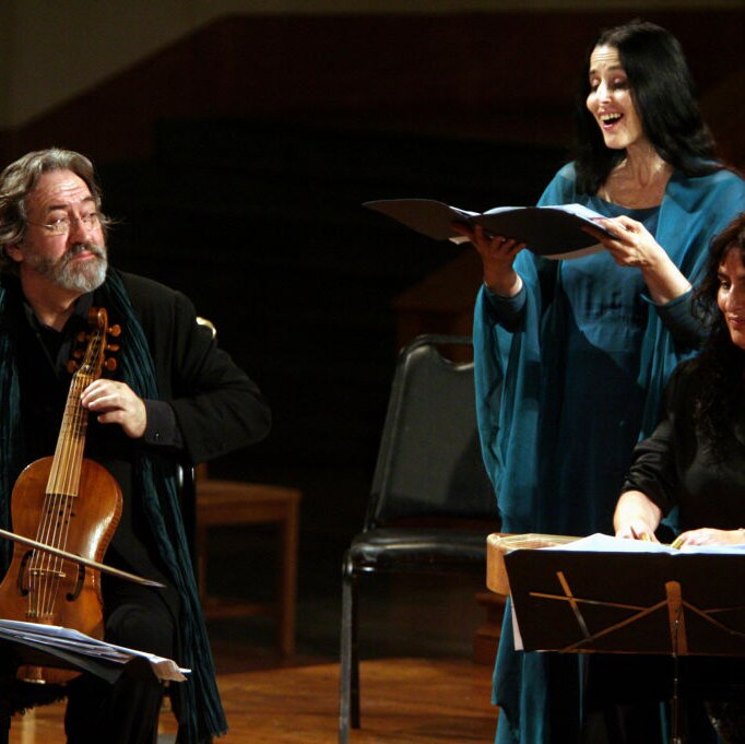Montserrat Figueras and Jordi Savall performing with Hesperion XXI in 2006