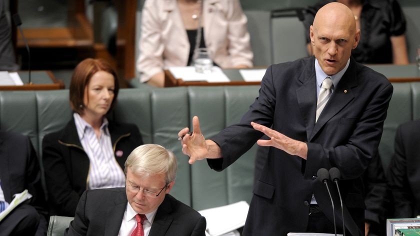 Peter Garrett faced a sustained attack in Parliament over the now-axed insulation scheme.