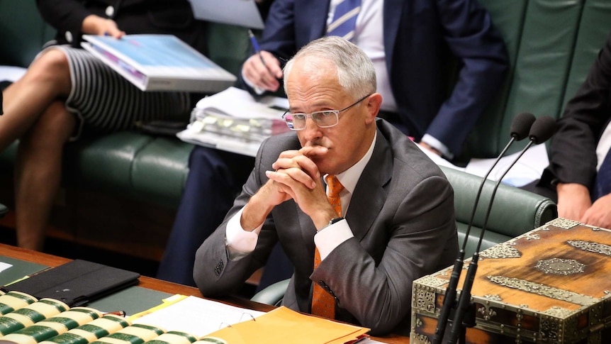 Malcolm Turnbull during Question Time