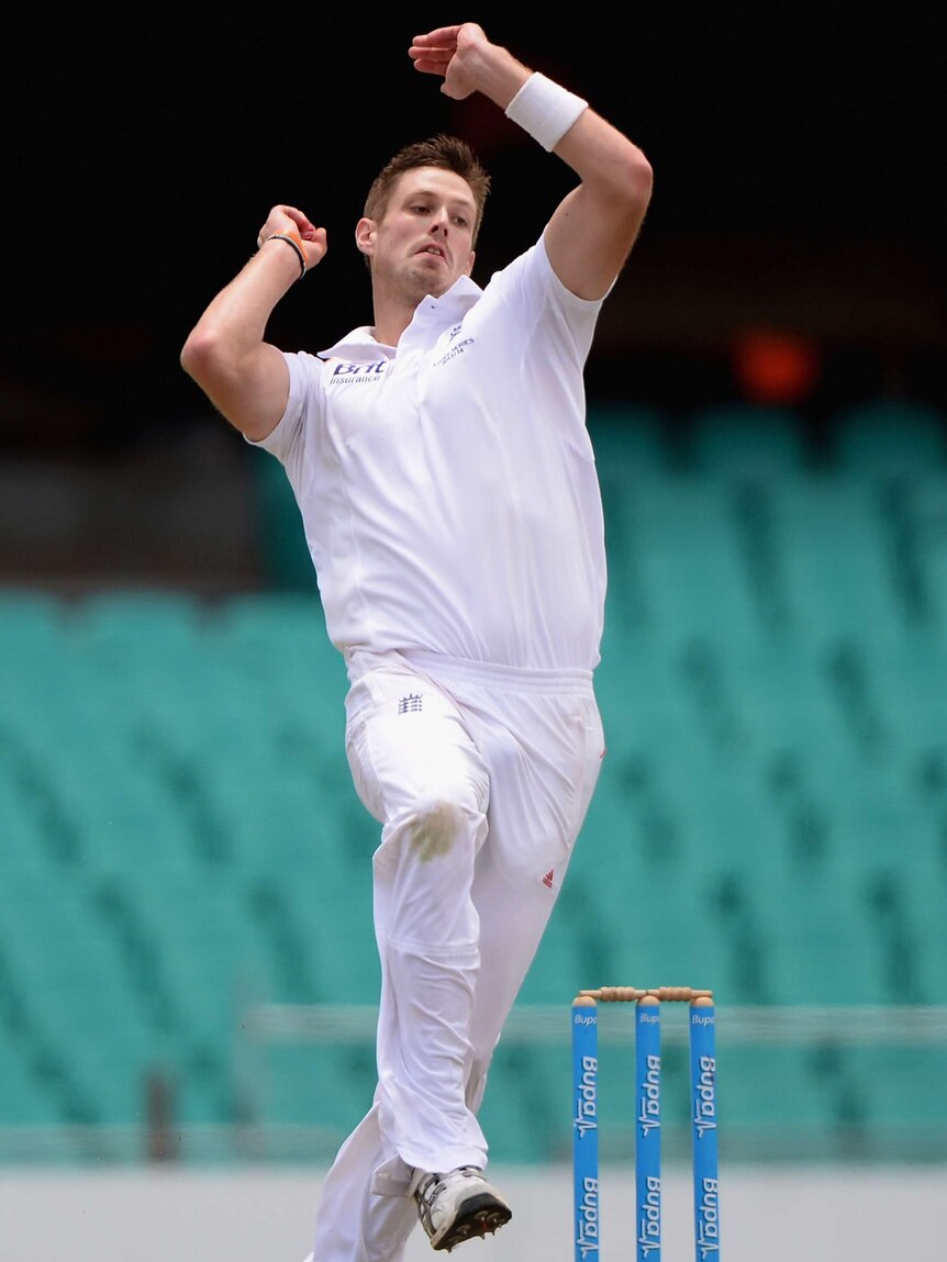 Rankin bowls against Invitational XI