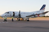Regional Express Airlines plane on the tarmac