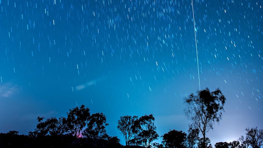International Space Station passes over Queensland.
