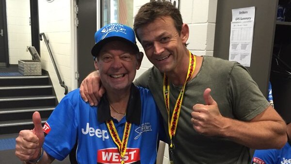 Barrie "Nugget" Rees and Adam Gilchrist