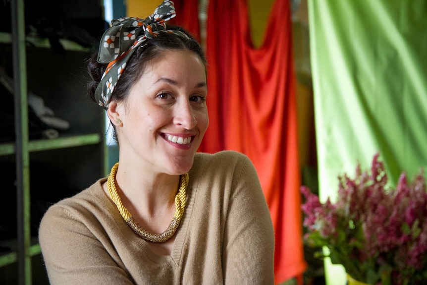 Social change hairdresser and community mentor, Mel Balkan in the local hair salon in Warburton.