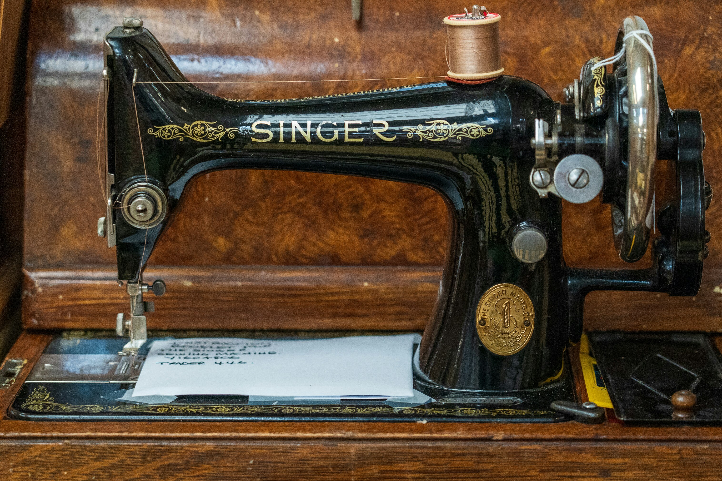 Colin Bisset's Iconic designs: Singer sewing machine