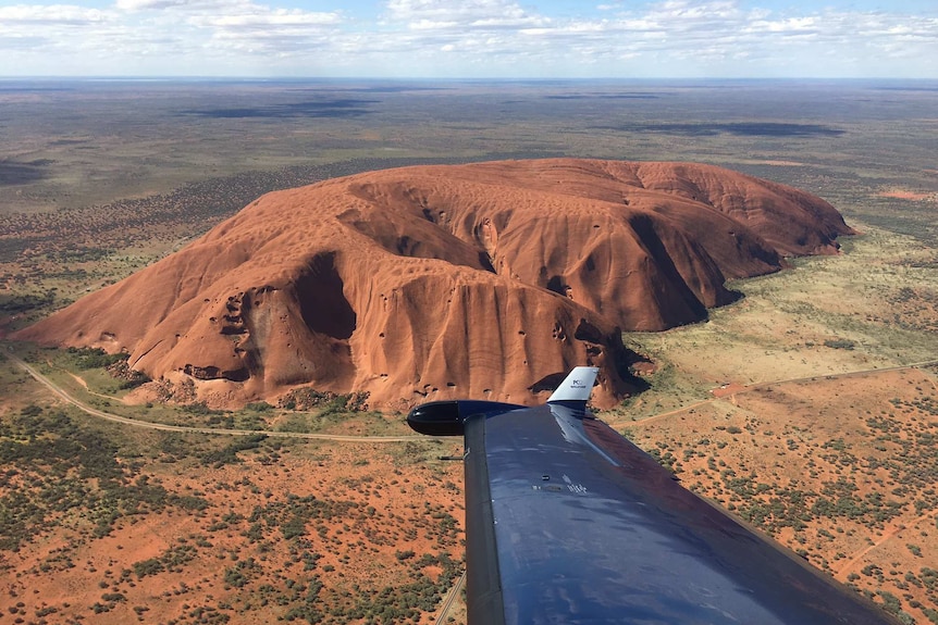 Uluru from the air