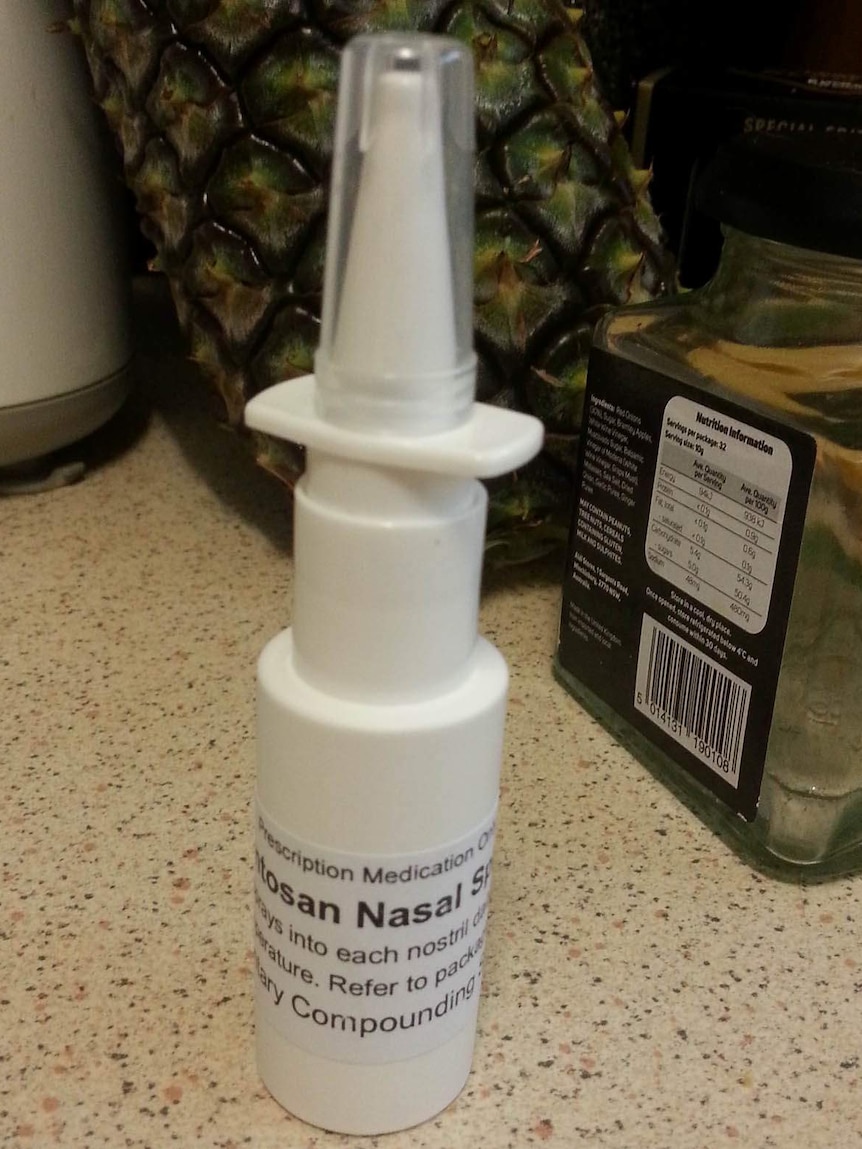 Nasal spray for relief of pain from osteoarthritis