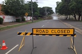 Flooded Sussex Street at Maryborough in southern Qld on February 27, 2013