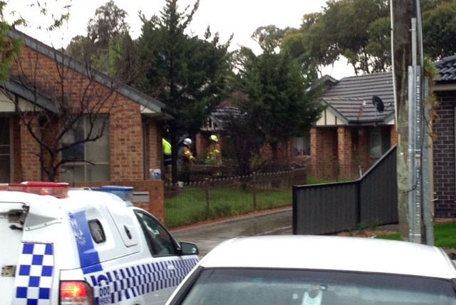 Scene of a unit fire at Braybrook, Victoria, where two people are missing