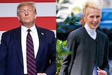 Donald Trump and E Jean Cummings composite. 