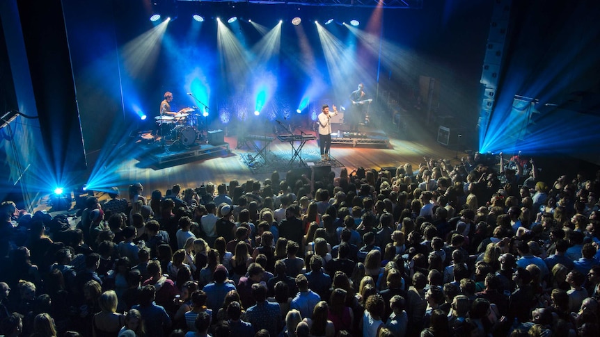 Live music venues in Hobart play host to national acts such as Chet Faker at The Odeon Theatre.
