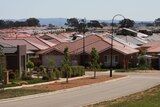 Houses in a high-density estate in Gungahlin, ACT.