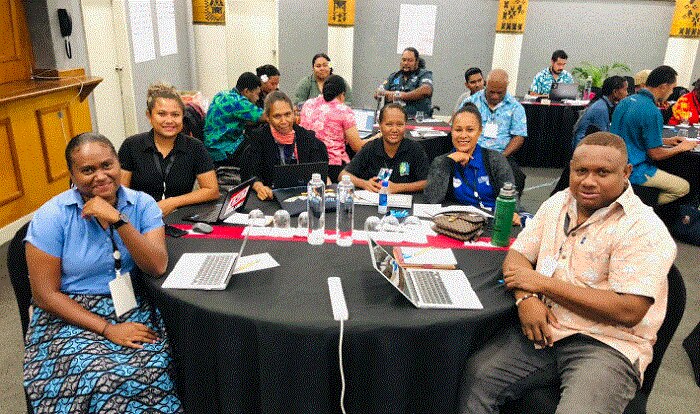 Solomon Islands delegates long regional Team Up workshop long Nadi