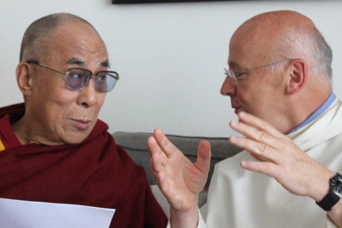 The Dalai Lama and Fr Laurence Freeman