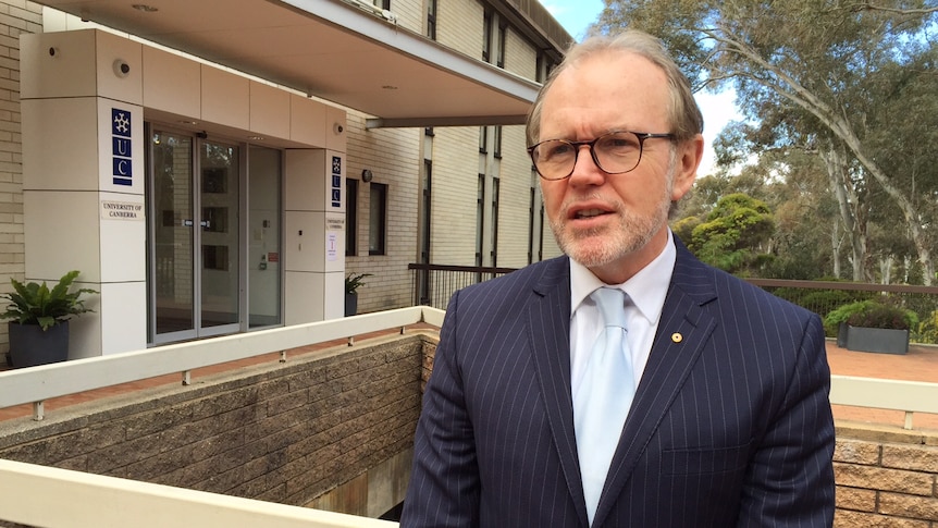 University of Canberra vice chancellor Stephen Parker