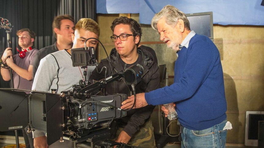 cinematographer Don McAlpine  with WA Screen Academy students