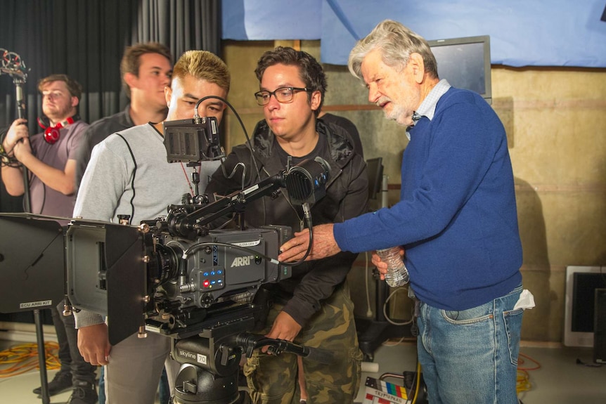 cinematographer Don McAlpine  with WA Screen Academy students