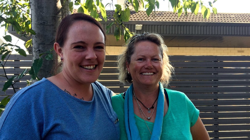 Members of the Wagga Wagga Women Veterans Network Australia, Katherine McGuinness-Murphy and Anna Sutcliffe.