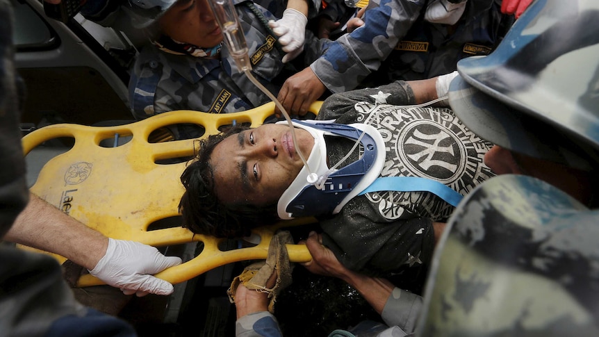 Teen rescued from collapsed hotel in Nepal
