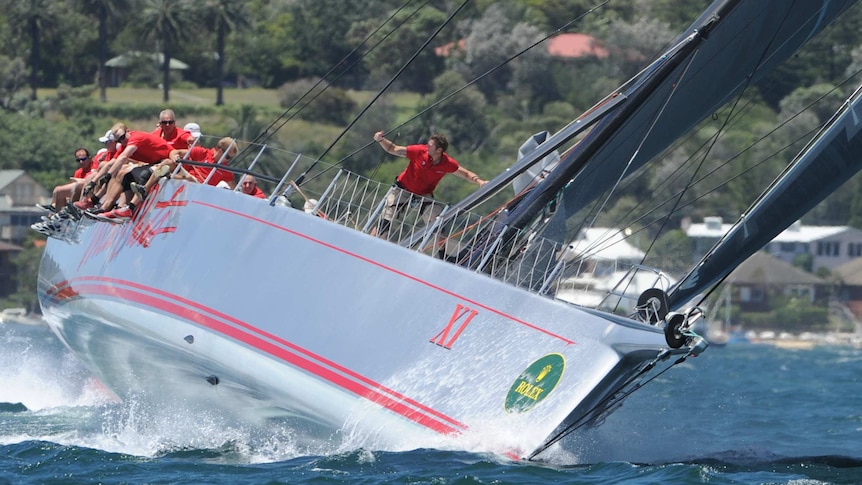 Wild Oats XI in action during the Big Boat Challenge