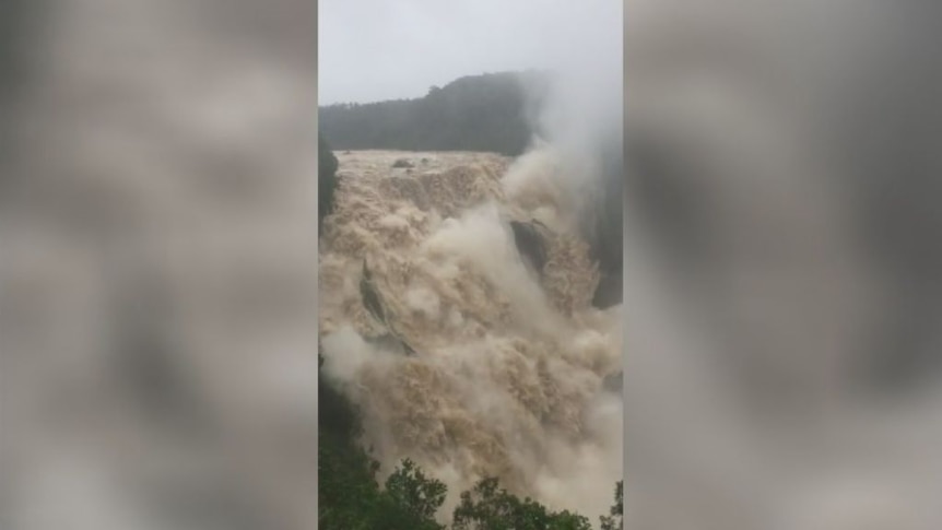 Barron Falls in full force after heavy rainfall