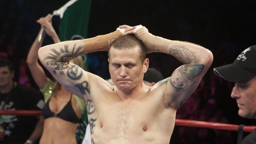 'Honour and integrity' ... Green's reputation took a beating after he dealt Paul Briggs a first-round pounding in July.