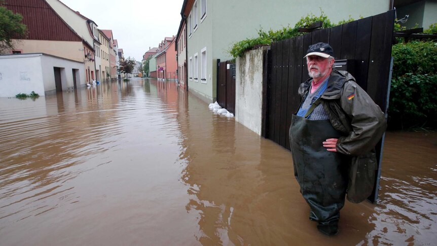 Floods in Germany.