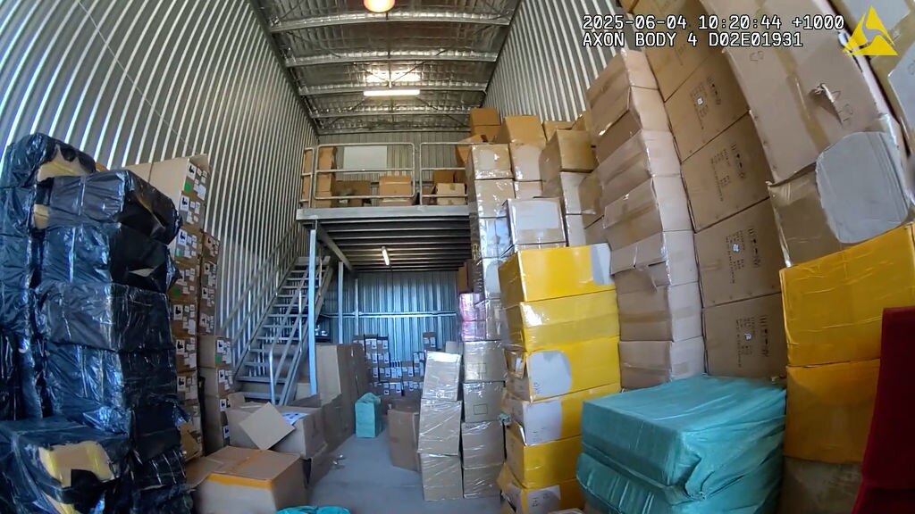 Millions of illegal cigarettes and smoking products seized in Mackay  warehouse raid