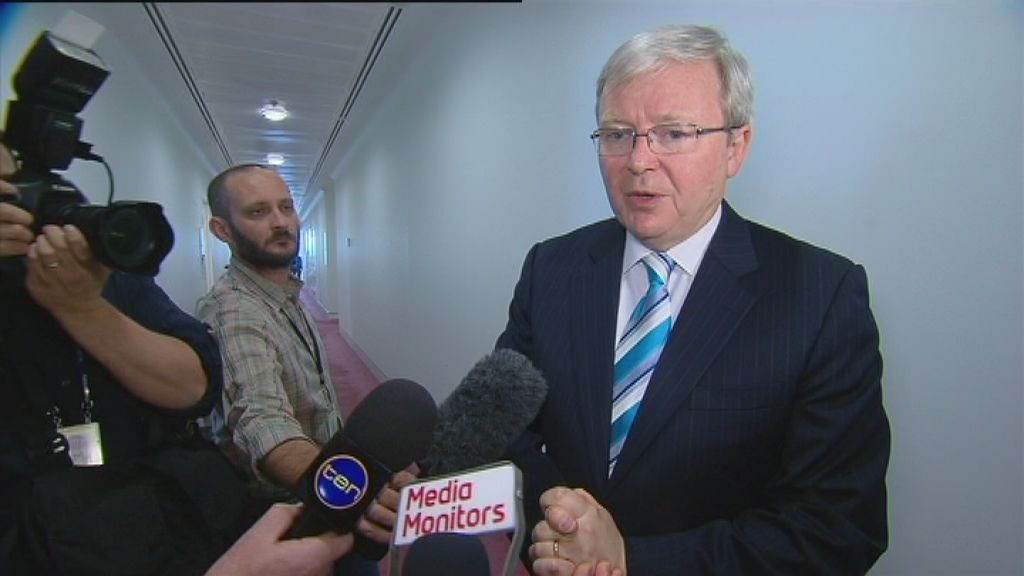 Rudd says mining tax revenue questions are for PM - ABC News