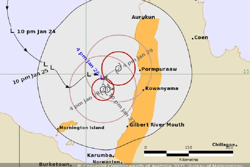 Track Map of tropical low.