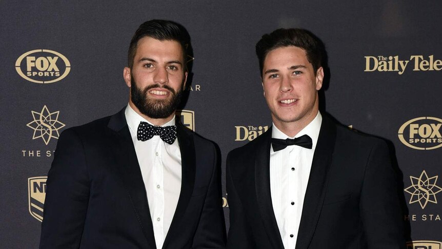 James Tedesco (left) and Mitchell Moses