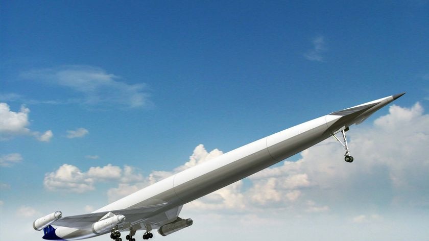 The A2 hypersonic jet takes off