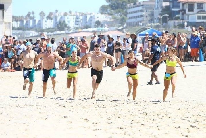 Ondrovcik with her team at the 2016 CrossFit games.