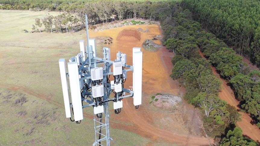 A 4G tower in Narrikup, Western Australia