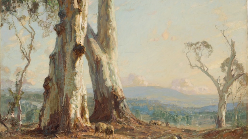 Hans Heysen's Morning light (1913).